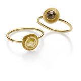 Gelbe Diamant Rose in Gold