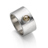 Naturdiamant-Rose in Silber