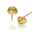Strandgut Gold-Ohrstecker