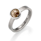 Diamant Rose in Weißgold
