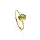 Hellgrüner Turmalin Ring in Gold