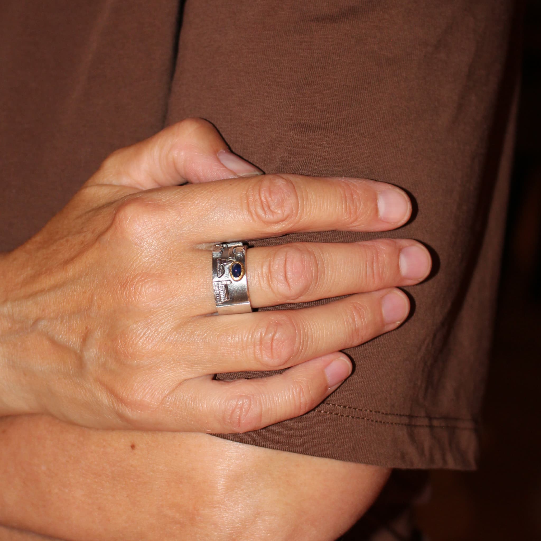 Wismar Ring mit Saphir
