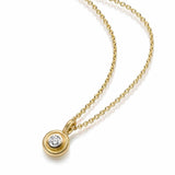 Jubiläum-Goldanhänger 0,25 ct Brillant