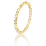 Goldener Kugel Ring