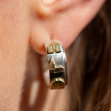 Zweifarbige Wismar Creolen