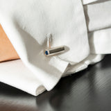 Saphir & grüner Turmalin Manschettenknöpfe