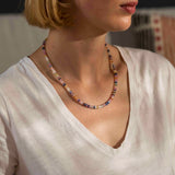 Bunte Saphirkette