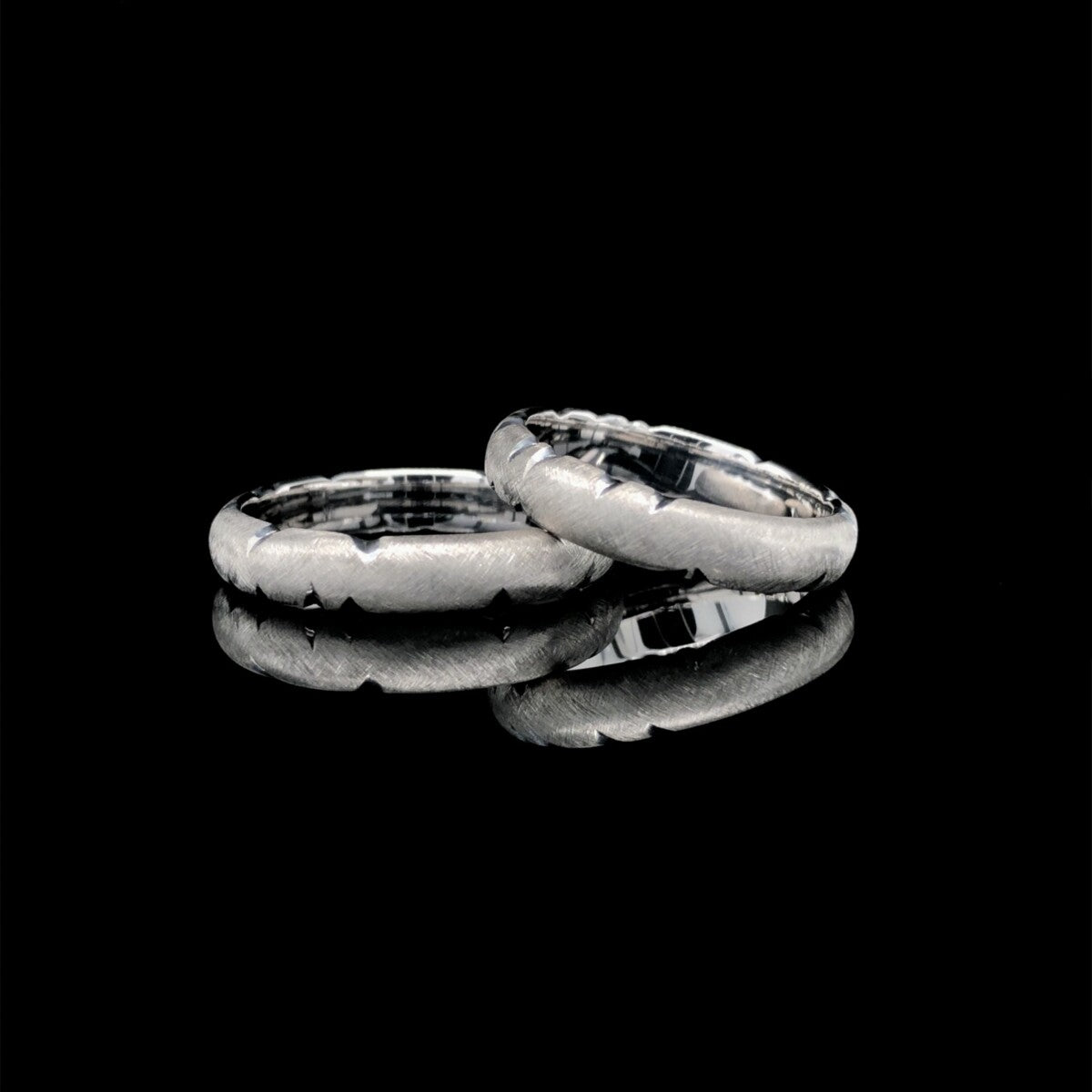 Wilde Ehe Ringe "Wolke"